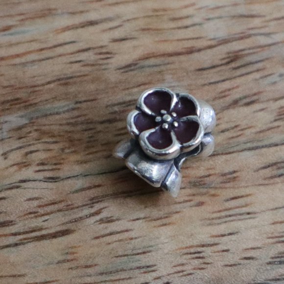 Authentic Pandora Flower Charm - Picture 1 of 3